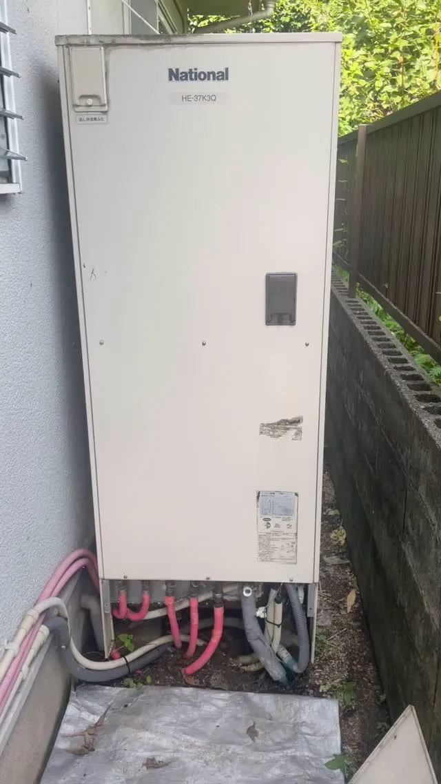 エコキュートの取替をさせていただきました。