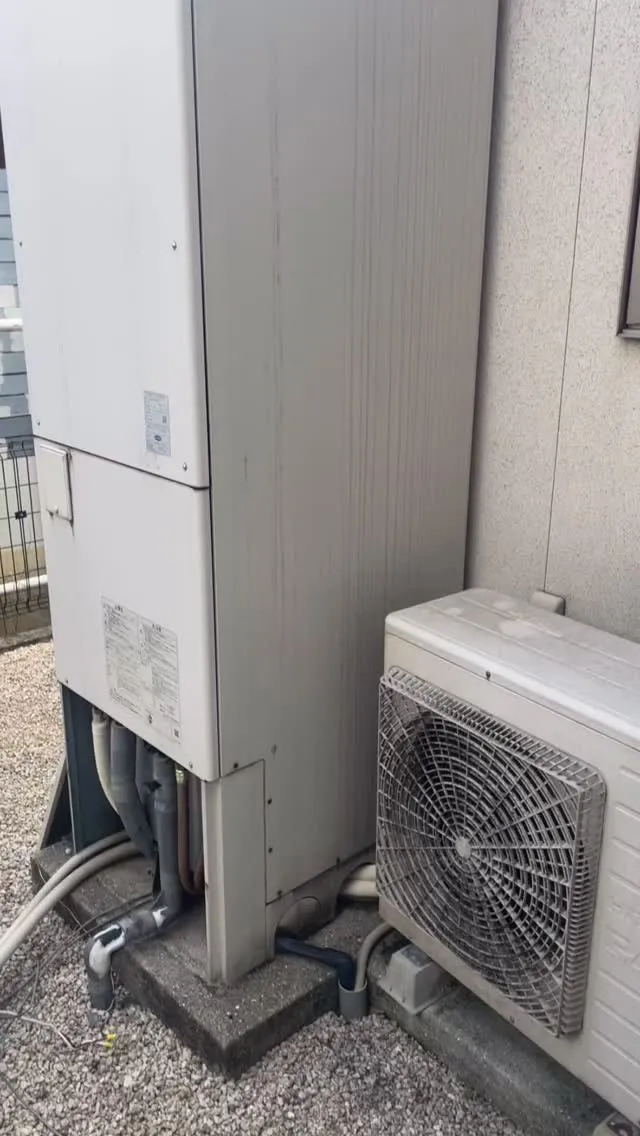 エコキュートの取替工事をさせていただきました。