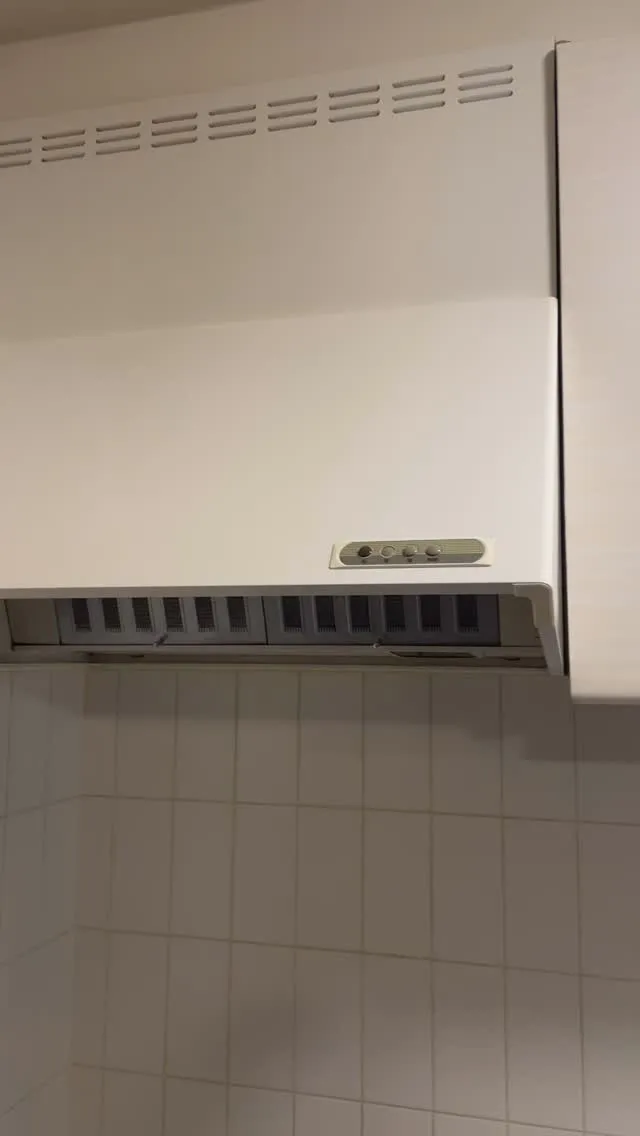 レンジフードの取替工事を福岡市城南区でさせていただきました。